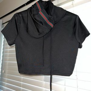 Hooded Crop Top